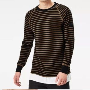 GSTAR RAW JIRGI STRIPED